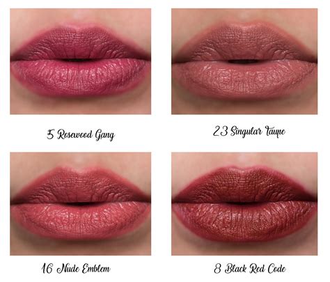 ysl lip tattoo swatches|YSL liquid matte lip stain.